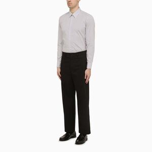 PT01 Men's Striped Cotton Shirt Men WHITE Shirts